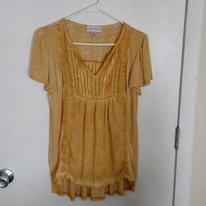 Knox Rose babydoll top, size small.